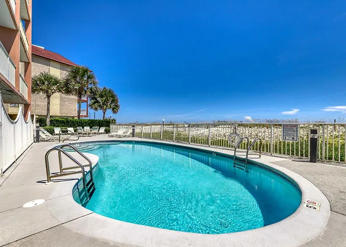 Beachfront Corner W A Furnished Balcony Shared Pool & Grilling Area Holiday home
